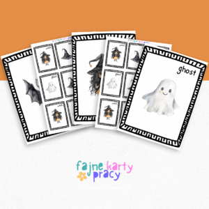 Halloween game GHOST BAT WITCH HAT