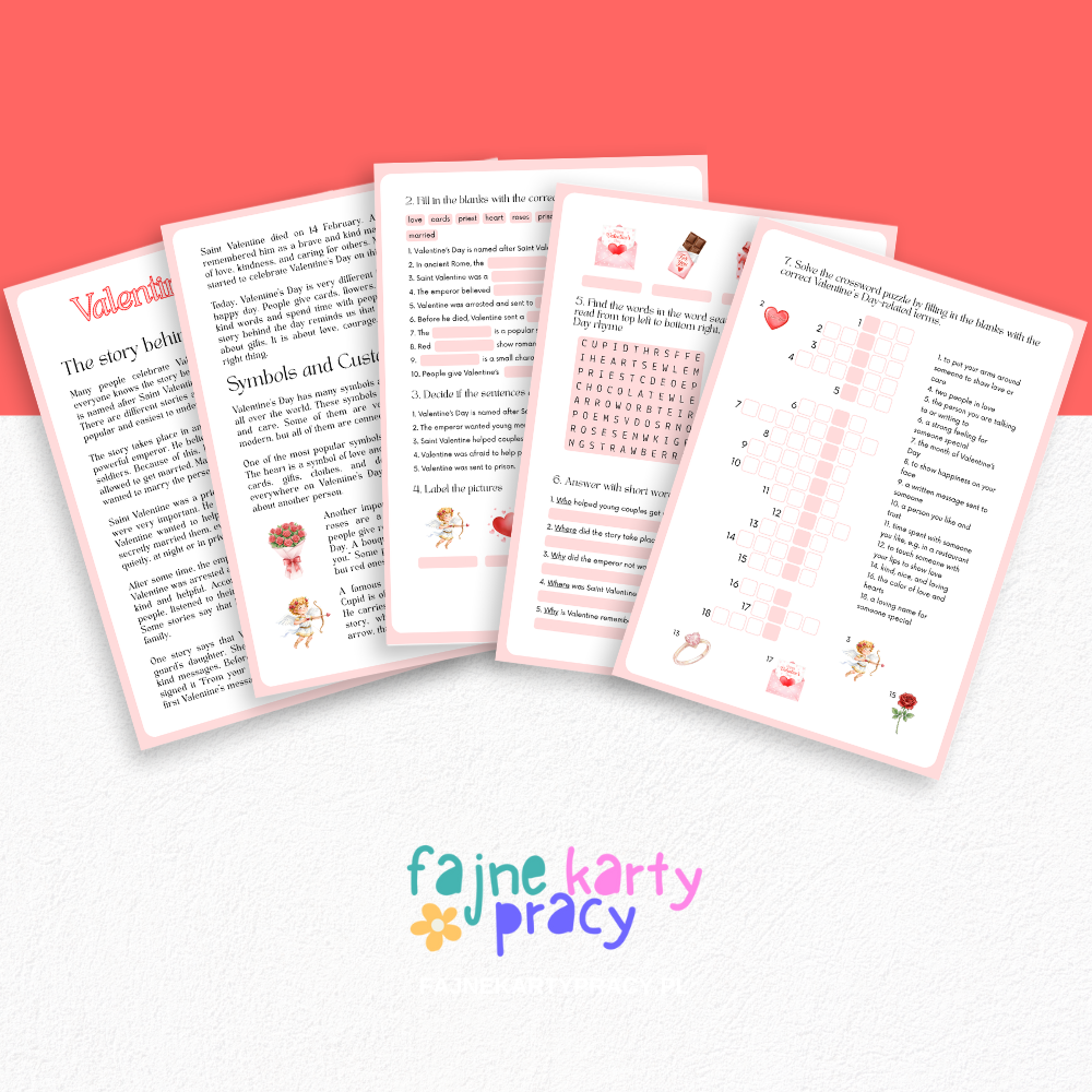 Valentine's Day worksheet A2