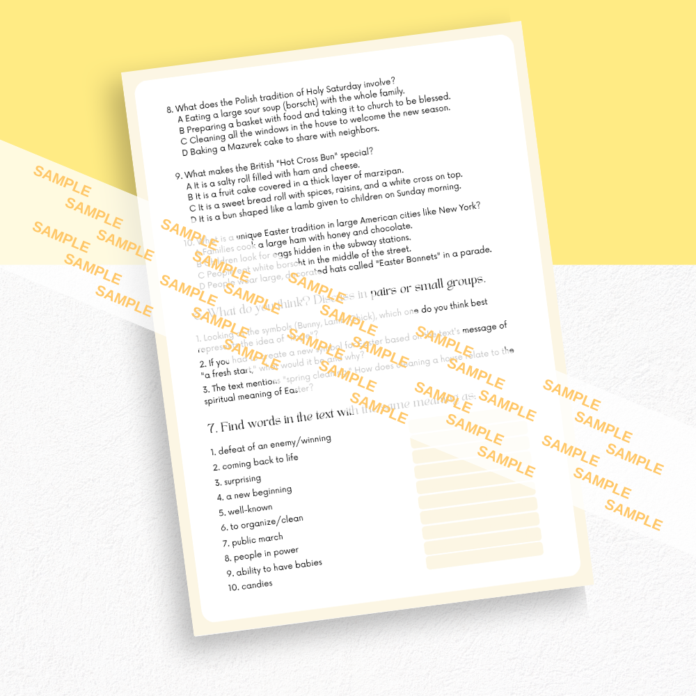 Easter worksheet - obrazek 3